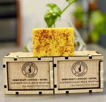 Kashmeri Beauty By Jiniath_Saffron Goat Milk Soap