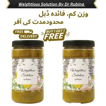 Weightloss Solution (2 Month Plan) By Dr Rubina By 1 Get 1 Free